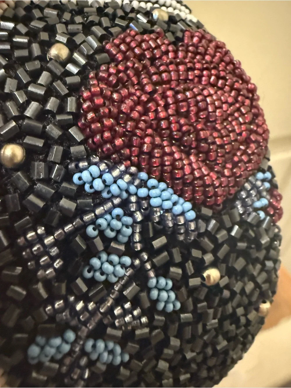 Ganni structured beaded
